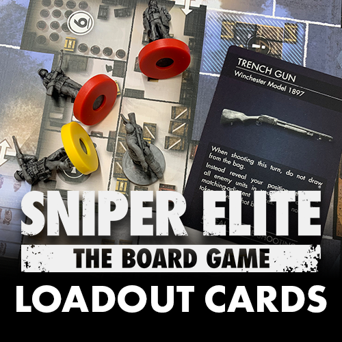 Sniper Elite: The Board Game – a closer look at Loadout Cards