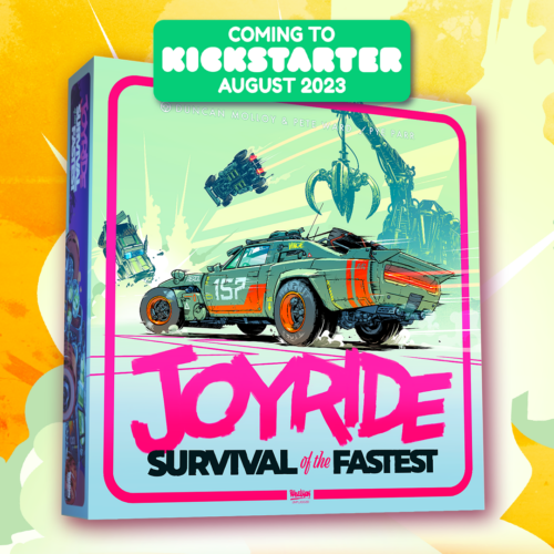 Get ready to burn rubber! JOYRIDE heads to Kickstarter this August! 